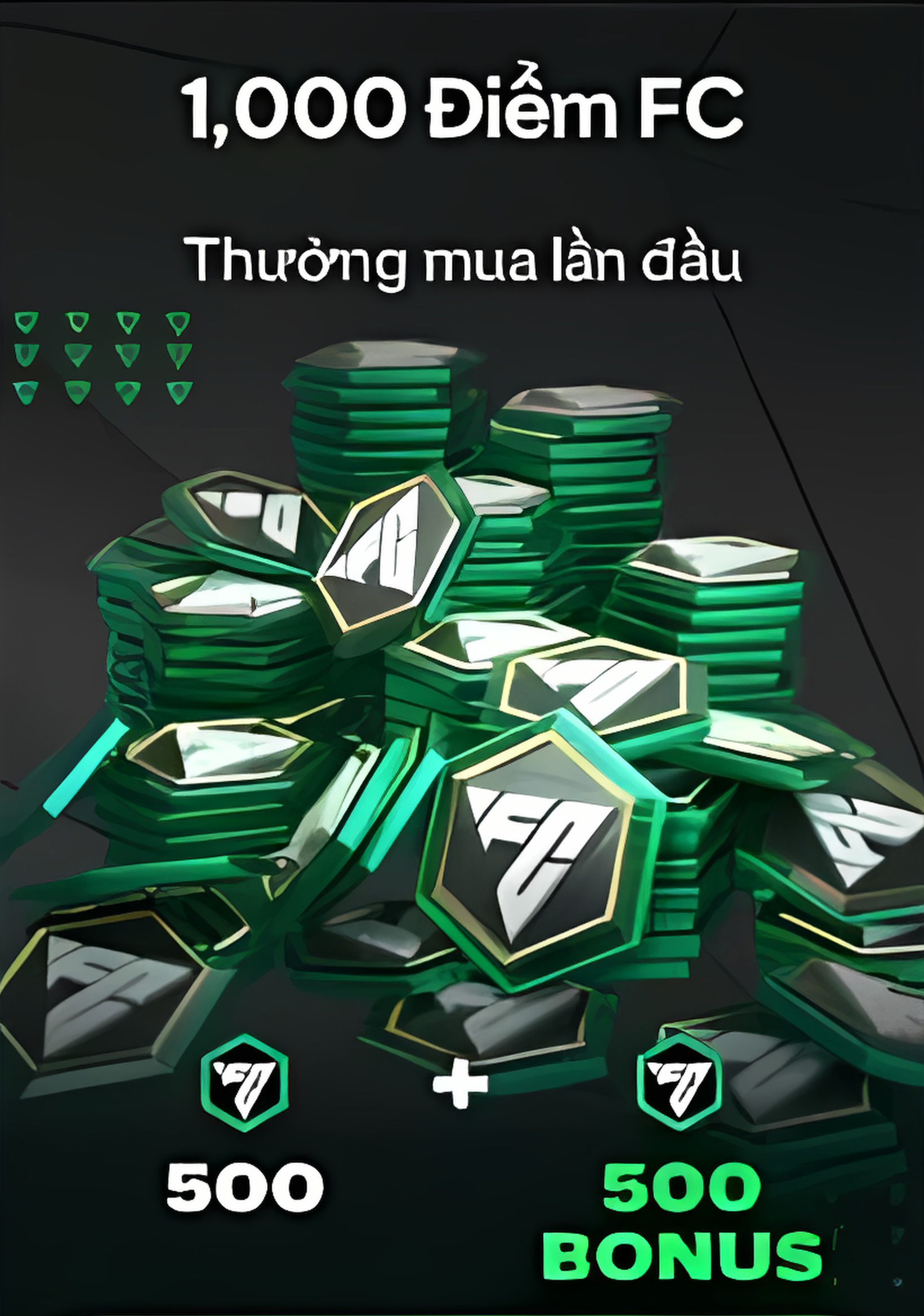 GÓI 1,000 FC POINT CHÍNH HÃNG ( GIÁ TRỊ NẠP X2 )