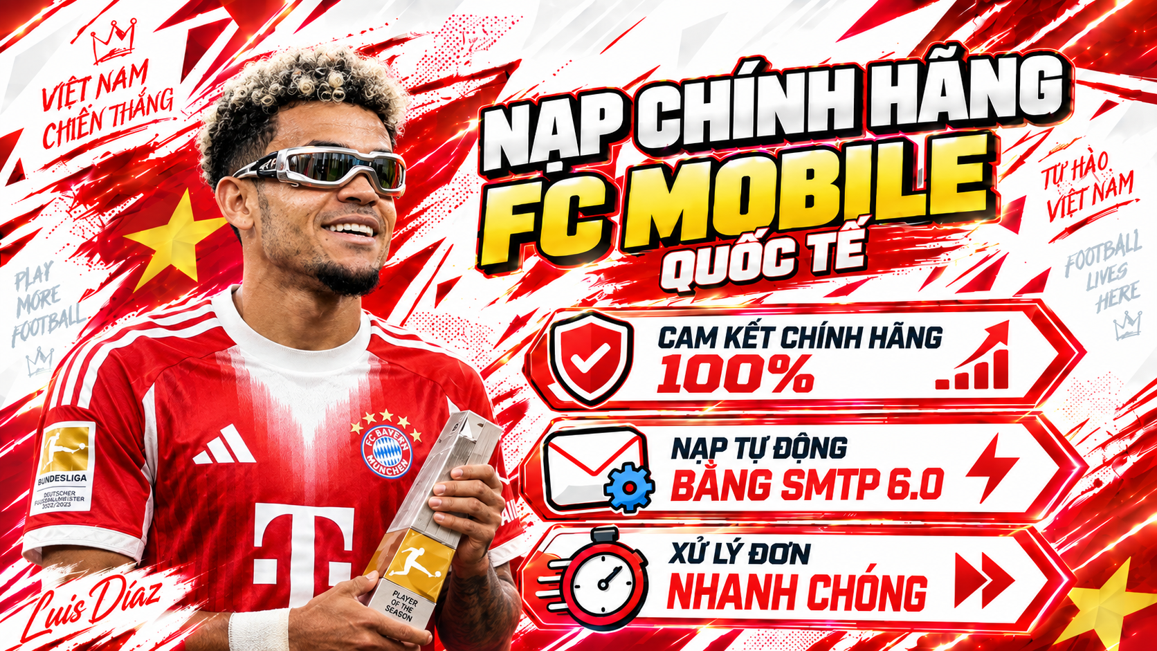 🌍 Full Gói Fc Mobile Quốc Tế ( Chính Hãng )